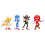 Набір 4 Фігурки Сонік 3 The Hedgehog Sonic 3 Movie Action Figures Knuckles Jakks 424104