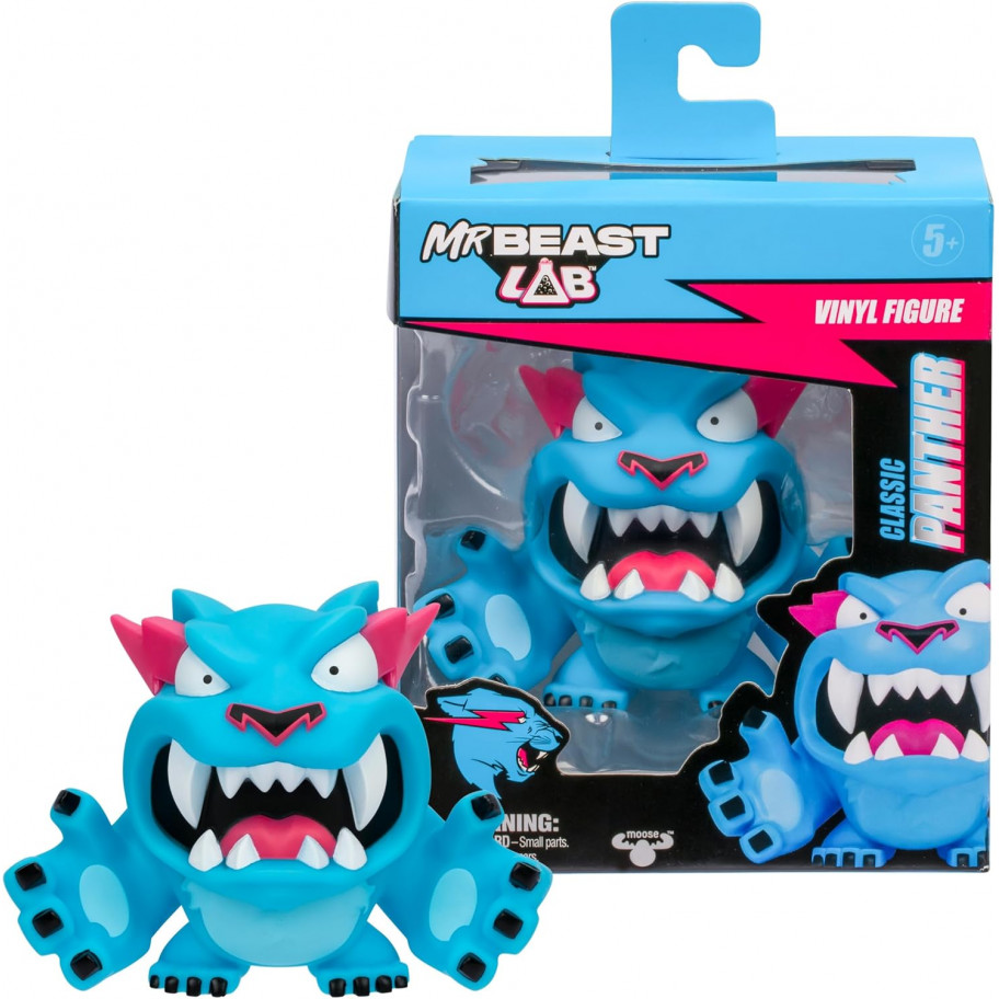 Фигурка Пантера Мисер Бист MrBeast Lab Collectible Vinyl Figures Classic Panther Moose Toys 24730