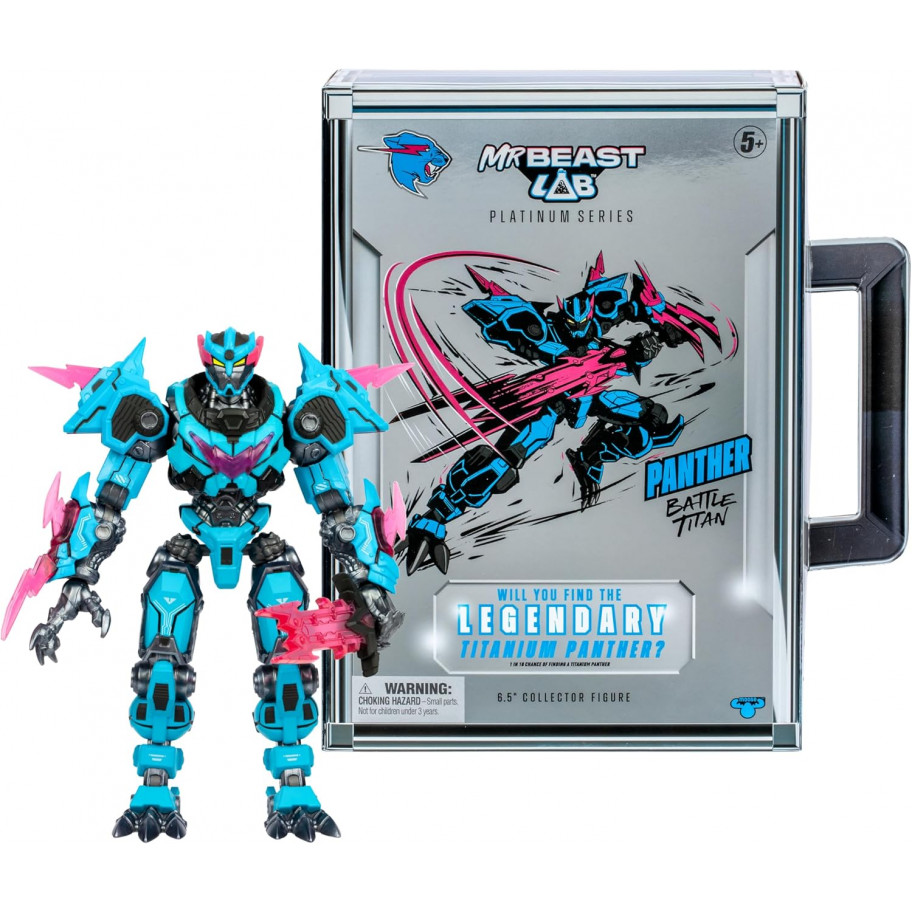 Фігурка Сюрприз Пантера Містер Біст MrBeast Lab Apex Beast Panther Moose Toys 24807