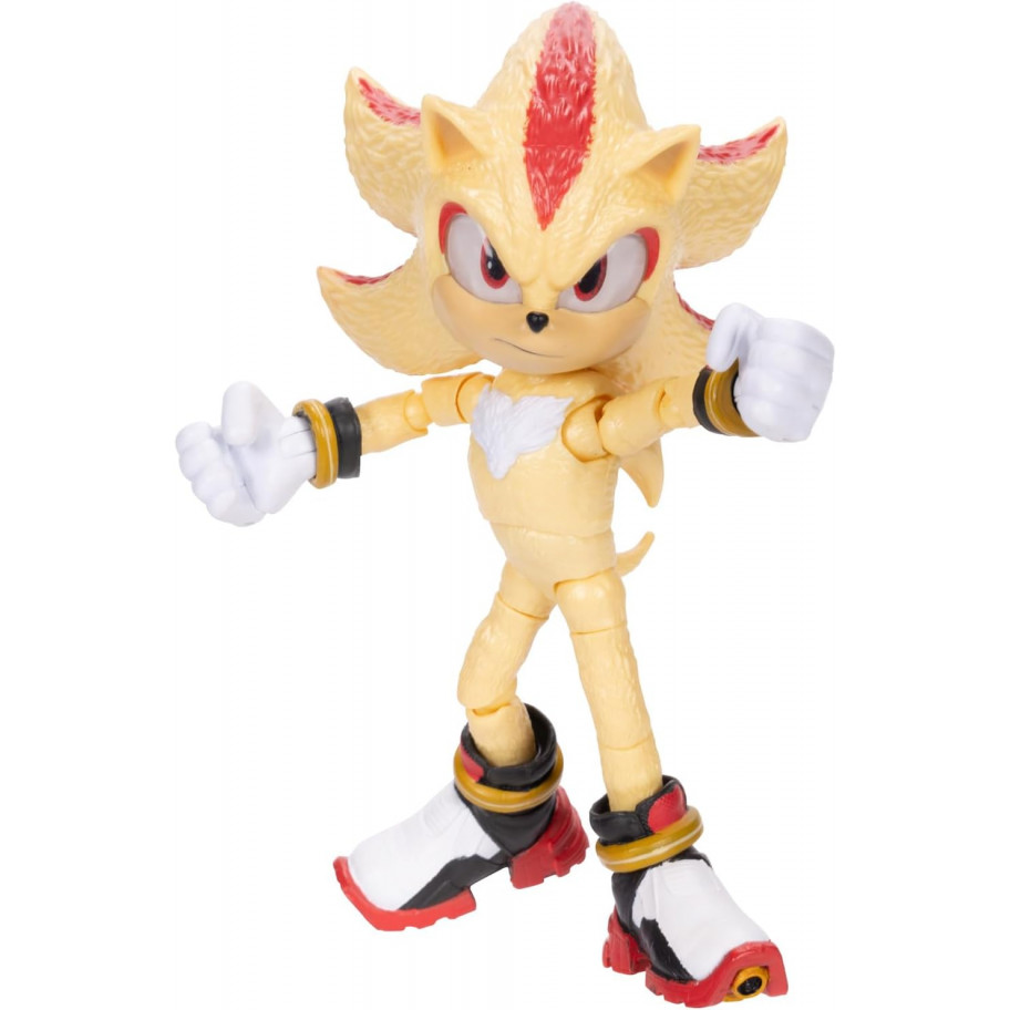 Фігурка Їжачок Сонік 3 Супер Шедоу Sonic The Hedgehog Sonic 3 Super Shadow Jakks 42953