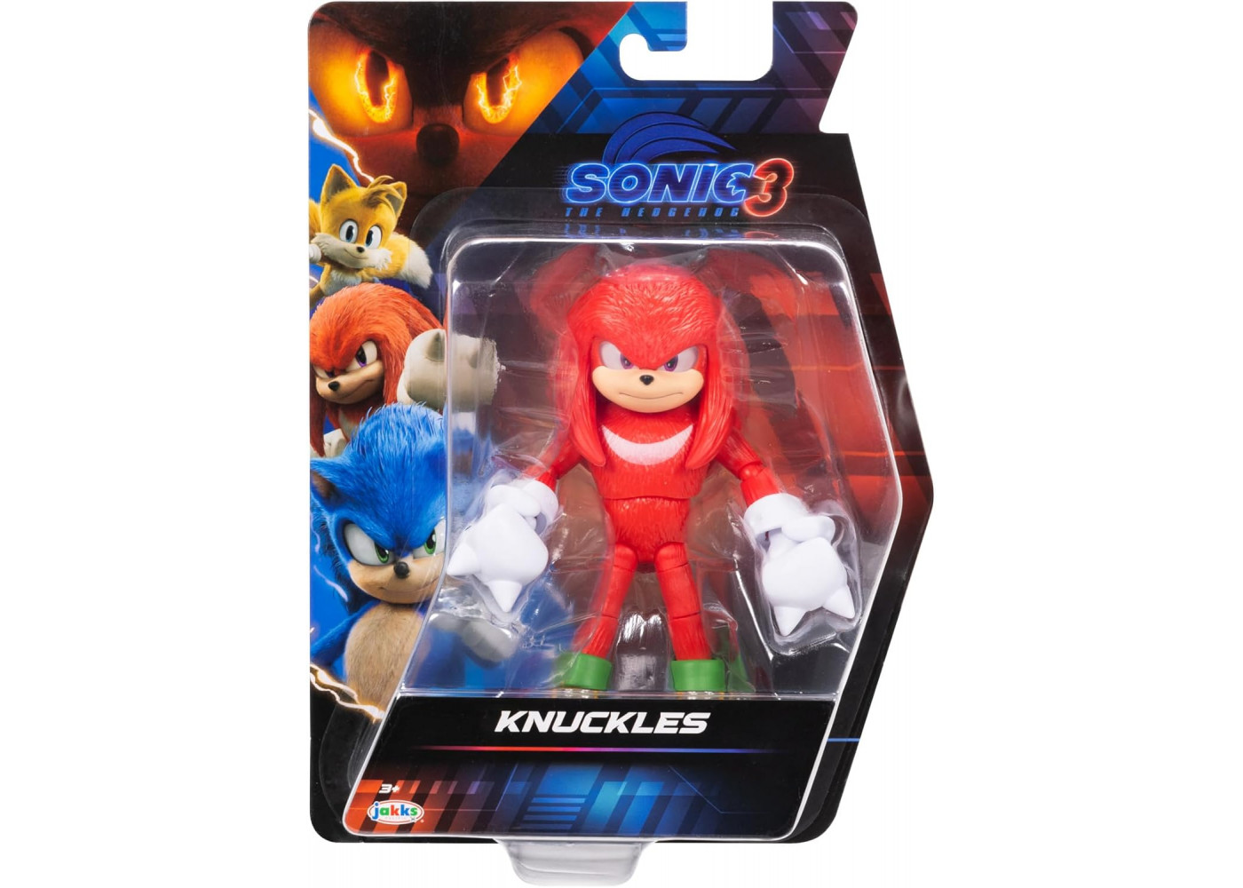 Фигурка Соник Наклз The Hedgehog Sonic 3 Movie Action Figures Knuckles Jakks 424034