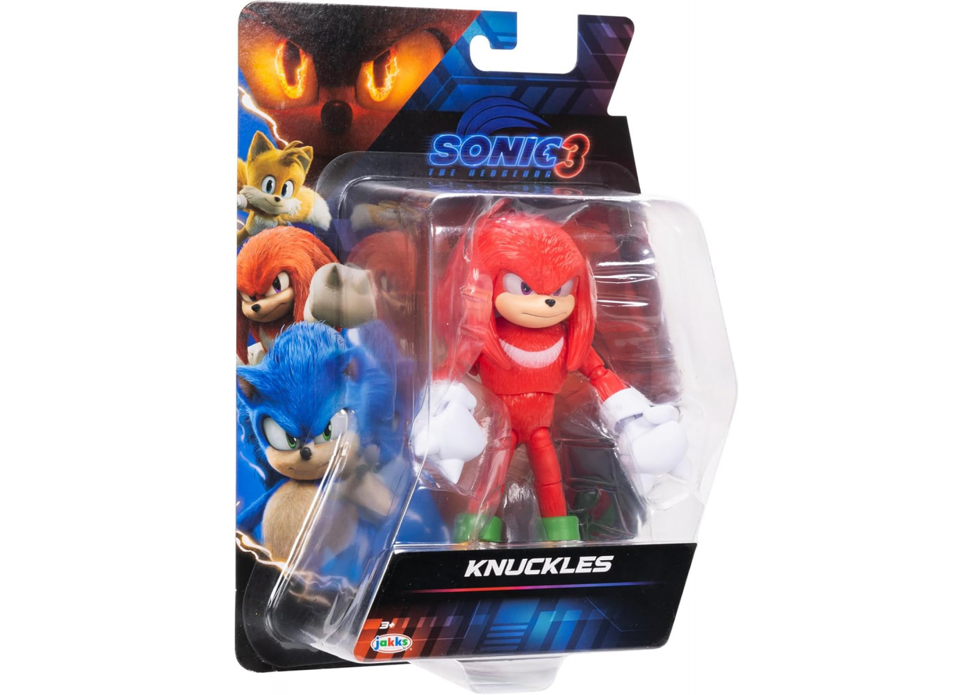 Фигурка Соник Наклз The Hedgehog Sonic 3 Movie Action Figures Knuckles Jakks 424034