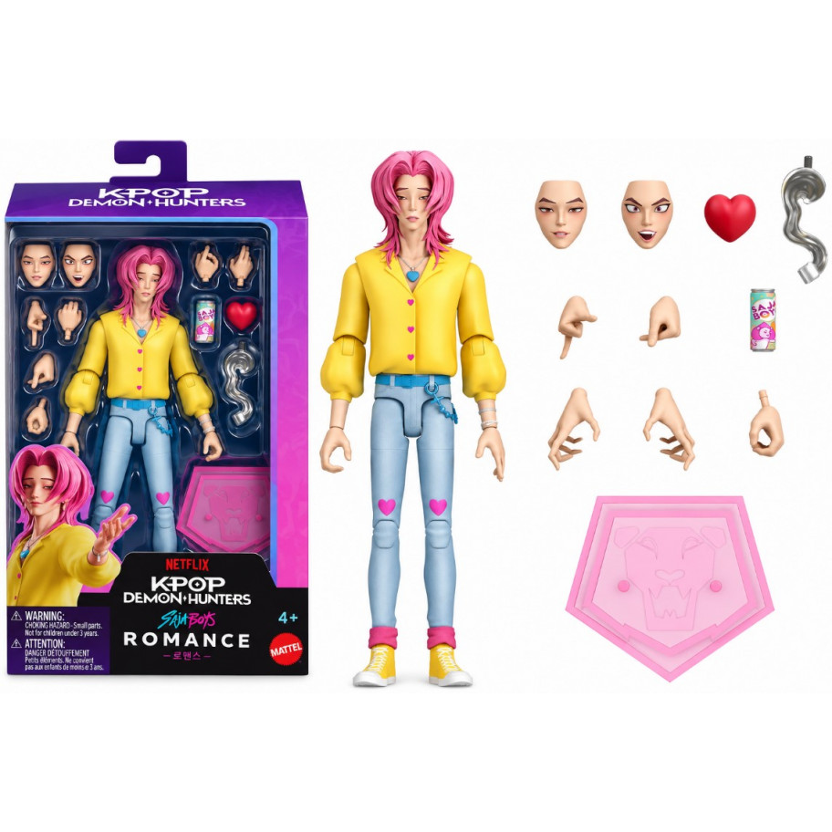 Фігурка Романс 17 см Мисливці на Демонів K-Pop Demon Hunters Saja Boys Romance Soda Pop Mattel JRY37