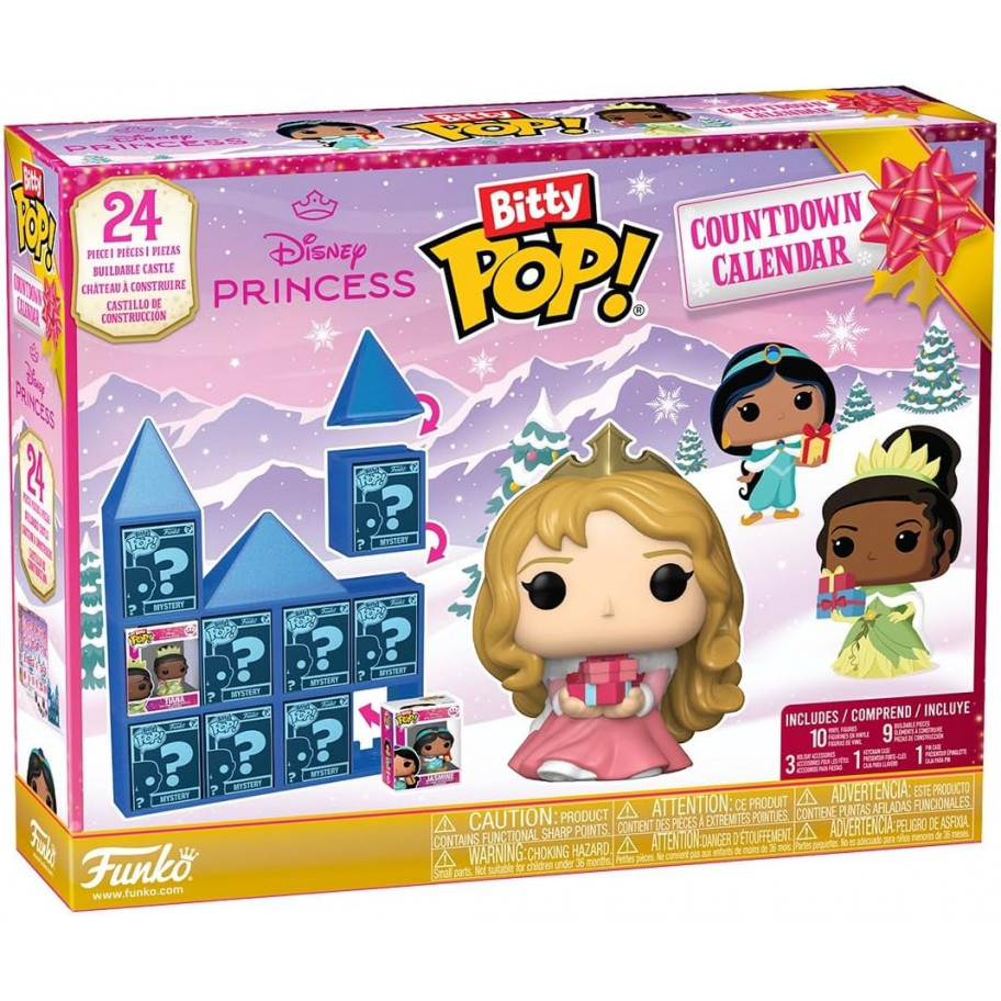 Фігурки Фанко 24 шт Адвент Календар Принцеси Діснея Advent Calendar Disney Princess Funko 87001