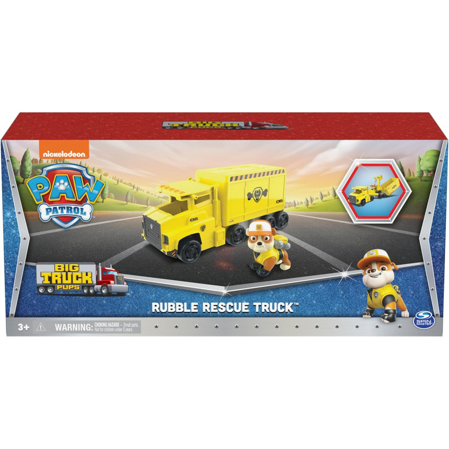 Велика Рятувальна Машина та Кремез Щенячий Патруль Paw Patrol Rubble Rescue Truck Spin Master 6065537