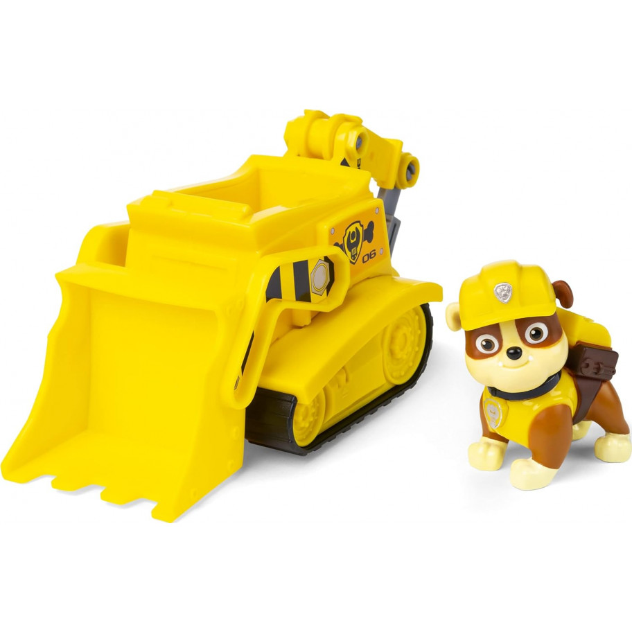 Машинка Бульдозер з Фігуркою Кремез Щенячий Патруль Paw Patrol Rubble’s Bulldozer Vehicle Spin Master 6054970