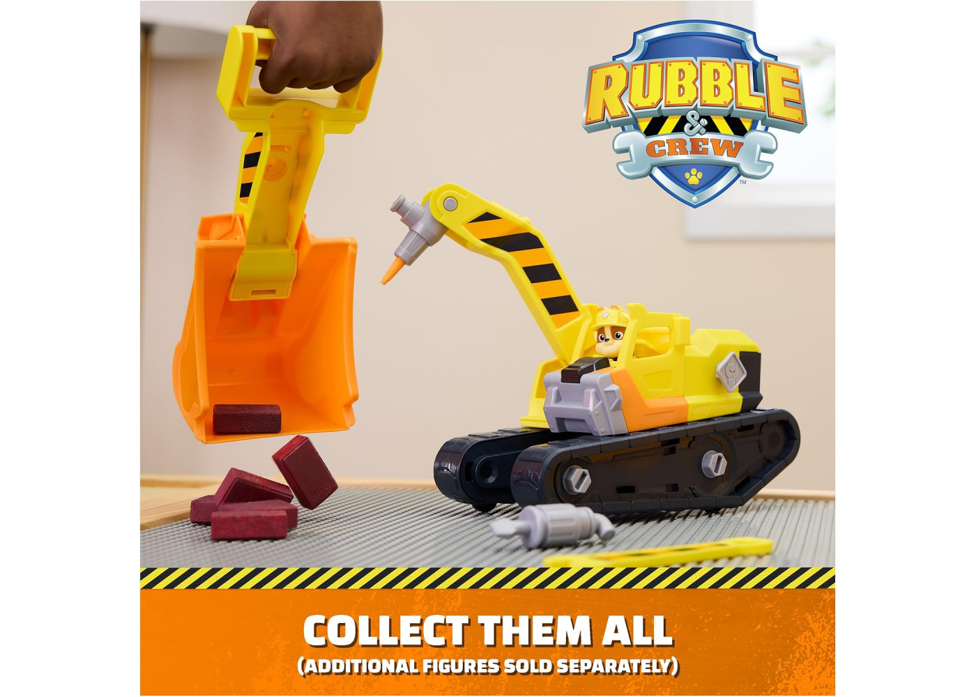 Машинка Кран Чарджера Щенячий Патруль Paw Patrol Charger's Mega Power Crane Spin Master 6073304