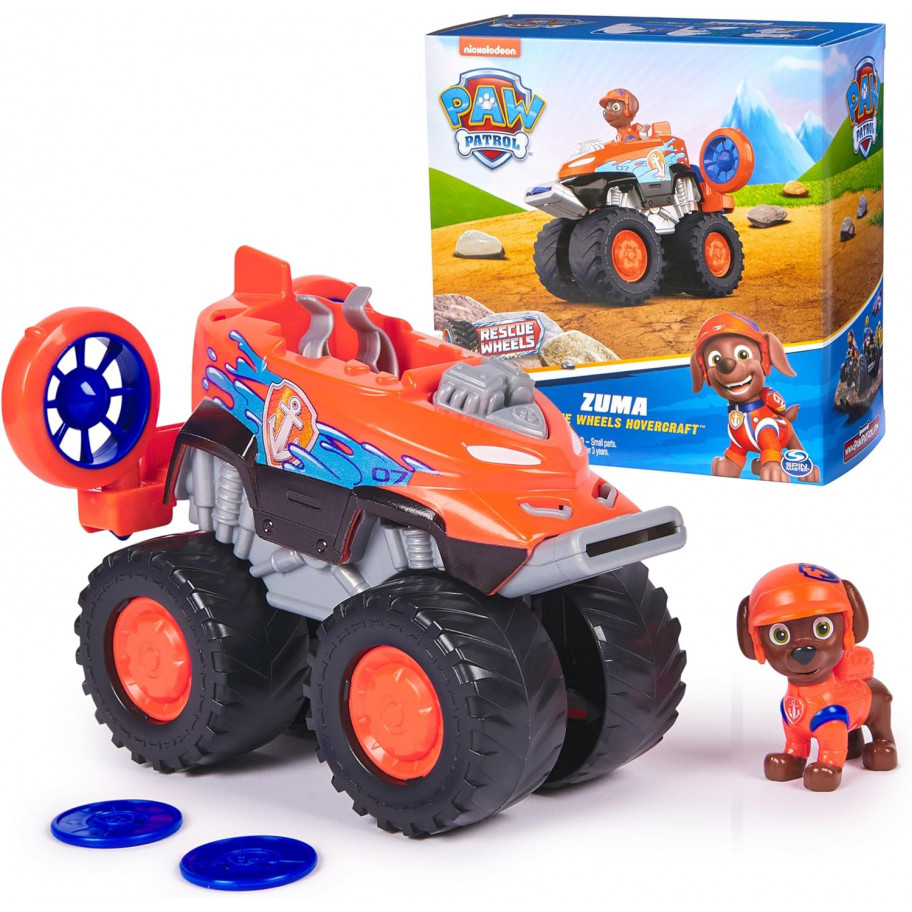 Машинка та Зума Щенячий Патруль Paw Patrol Rescue Wheels Zuma's Hovercraft Spin Master Spin Master 6070424