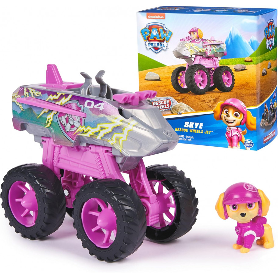 Великий Рятувальний Автомобіль та Скай Щенячий Патруль Paw Patrol Rescue Wheels Skye's Jet Spin Master 6070453