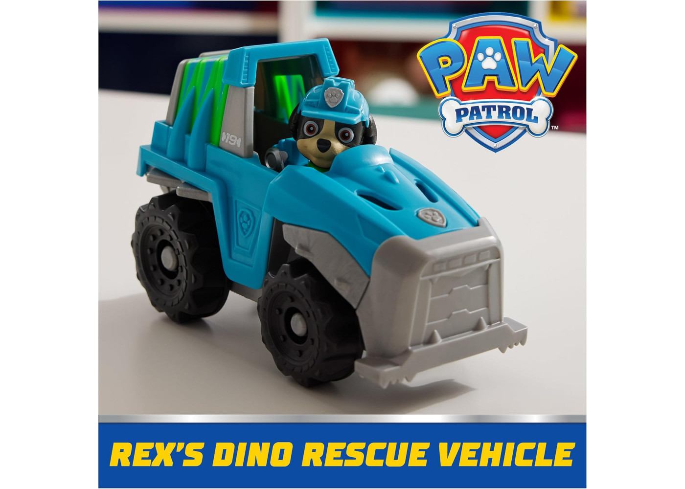 Машинка с Фигуркой Рекс Щенячий Патруль Paw Patrol Rex’s Dinosaur Rescue Vehicle Spin Master 6071216