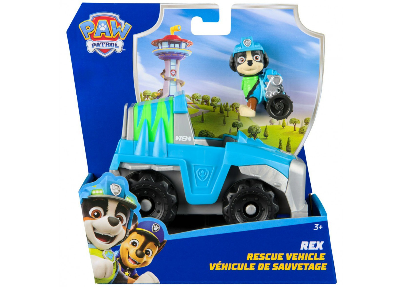 Машинка с Фигуркой Рекс Щенячий Патруль Paw Patrol Rex’s Dinosaur Rescue Vehicle Spin Master 6071216