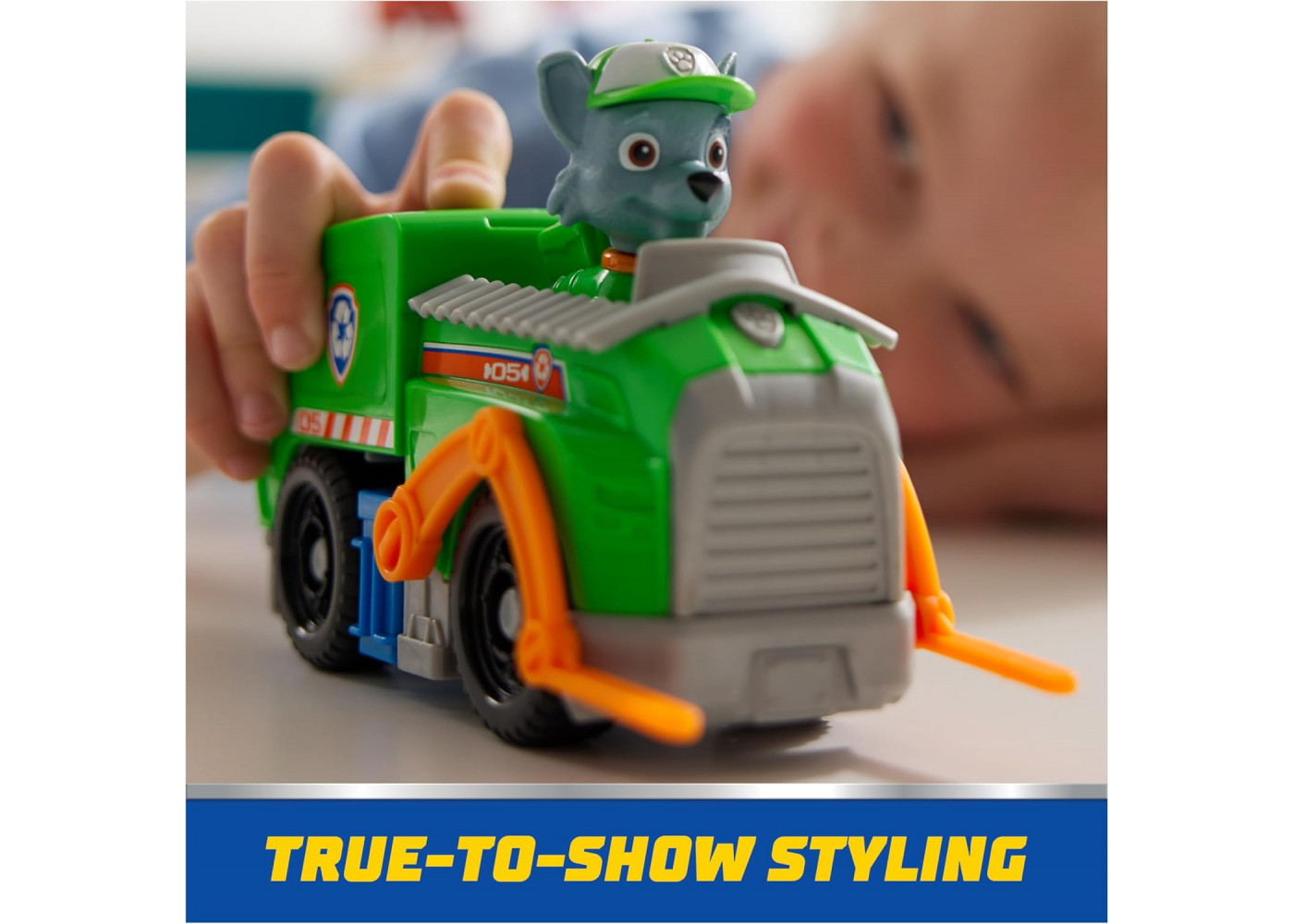 Машинка с Фигуркой Рокки Мусоровоз Щенячий Патруль Paw Patrol Rocky Recycle Truck Spin Master 6071213