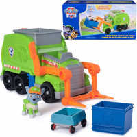 Машинка с Фигуркой Рокки Мусоровоз Щенячий Патруль Paw Patrol Rocky Recycle Truck Spin Master 6071474