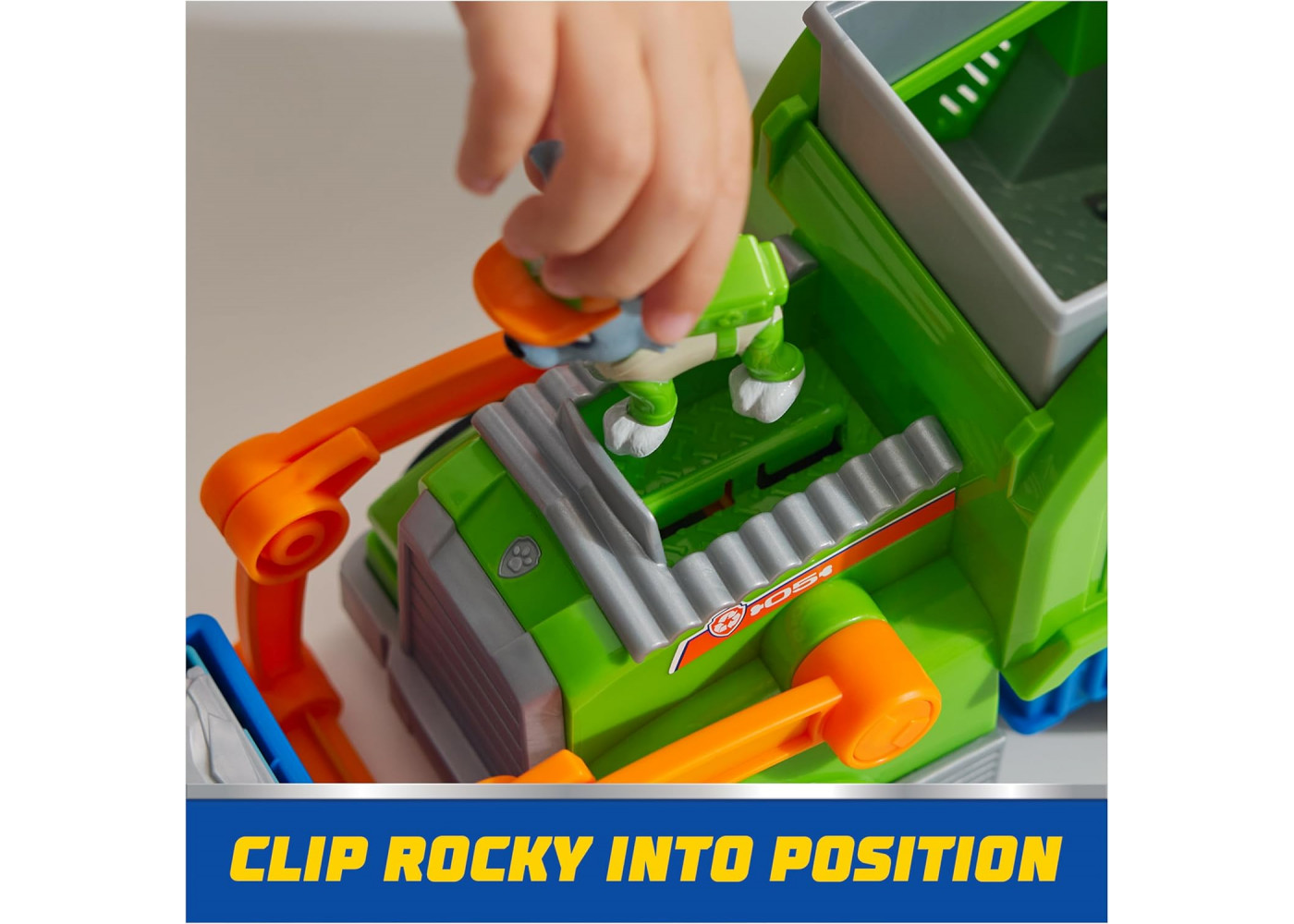 Машинка с Фигуркой Рокки Мусоровоз Щенячий Патруль Paw Patrol Rocky Recycle Truck Spin Master 6071474