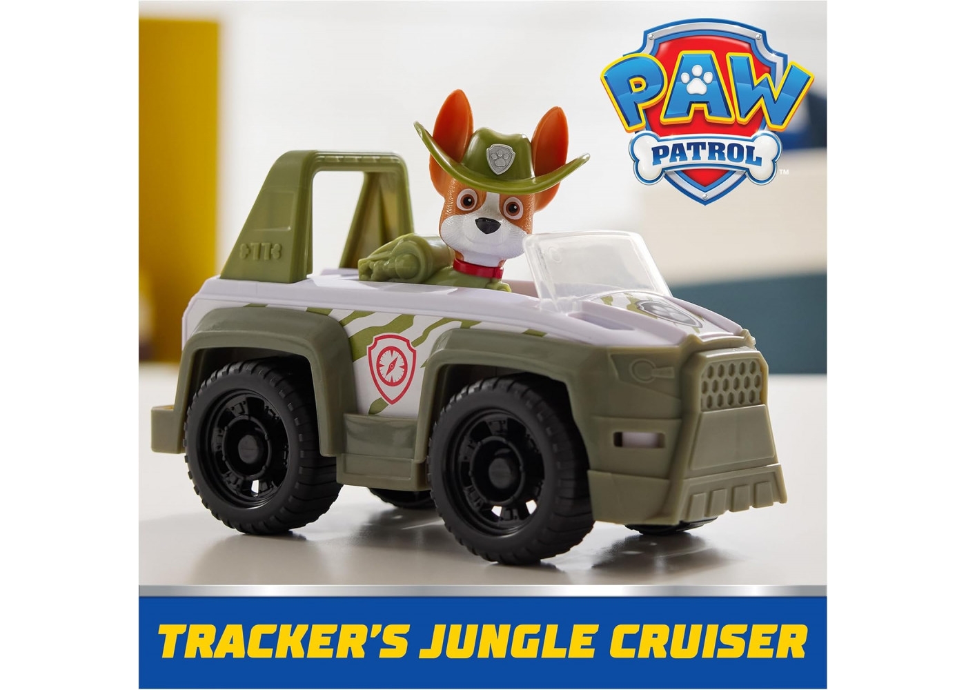Машинка с Фигуркой Тракер Щенячий Патруль Paw Patrol Tracker’s Jungle Cruiser Spin Master 6071224