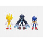 Набор 3 Фигурки Соник Суперсоник Оборотень Sonic The Hedgehog Werehog Super Sonic with Grind Shoes Jakks 42593