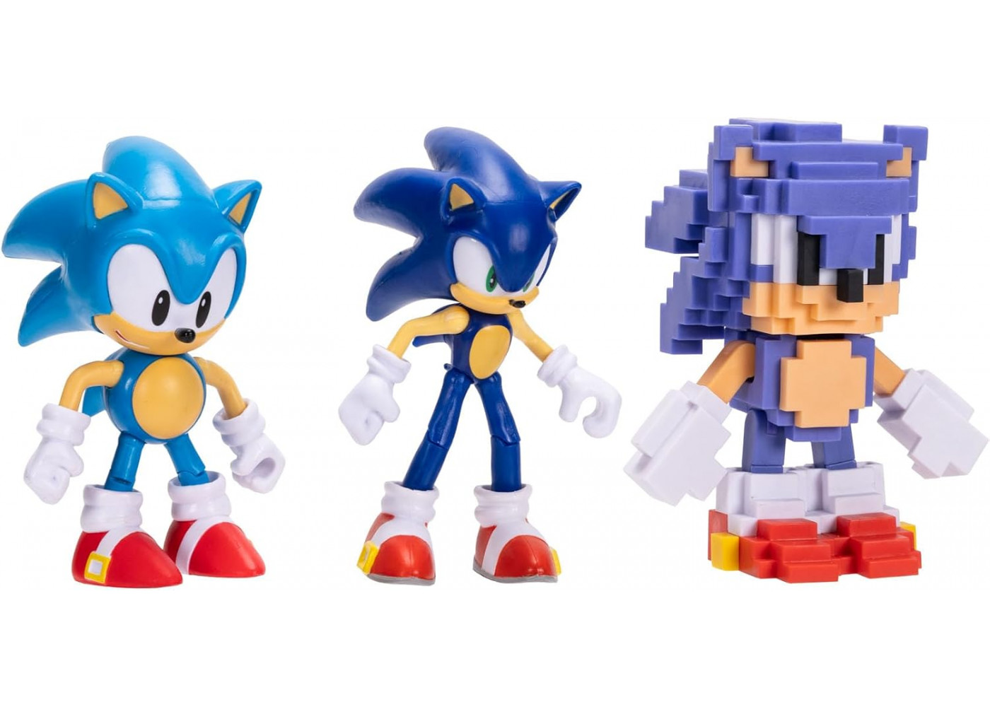 Набір 3 Фігурки Їжачок Сонік Sonic The Hedgehog 35 Aniversario Jakks 43141