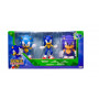 Набір 3 Фігурки Їжачок Сонік Sonic The Hedgehog 35 Aniversario Jakks 43141