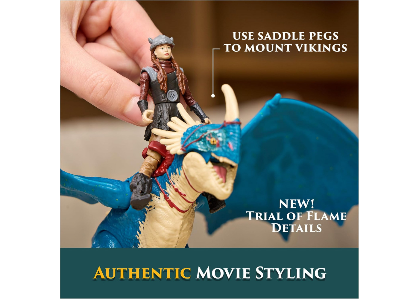 Фигурки Дракон Вертлявый Верть и Всадник Астрид DreamWorks Dragons Deadly Nadder and Astrid Spin Master 6075558