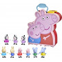 Набір Свинка Пеппа 9 фігурок у Кейсі Peppa Pig Peppa's Adventures Carry-Along Brothers & Sisters Hasbro F2173