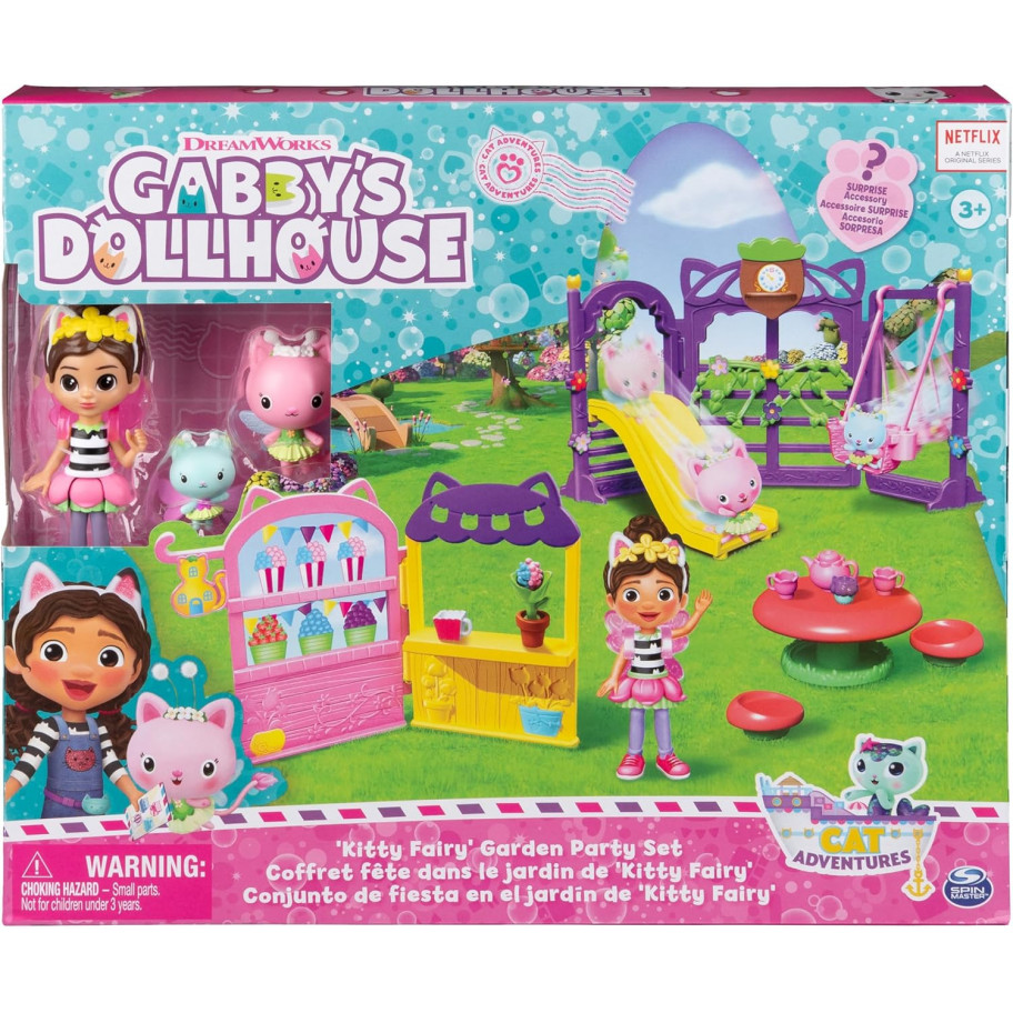 Чарівний будиночок Габбі 18 предметів Gabby's Dollhouse Kitty Fairy Garden Spin Master 6065911