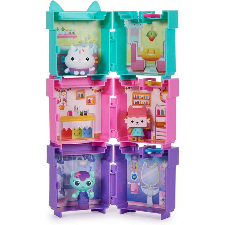 Набір 3 шт Ляльковий Будиночок Габбі Gabby's Dollhouse Baby Box and Mercat Spin Master 6067671