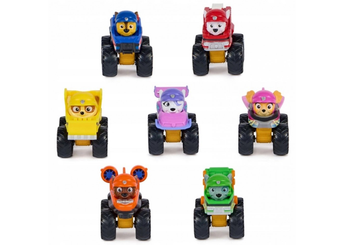 Набір Щенячий Патруль 7 фігурок Paw Patrol Pup Squad Racers Roxi Exclusive Spin Master 6070118