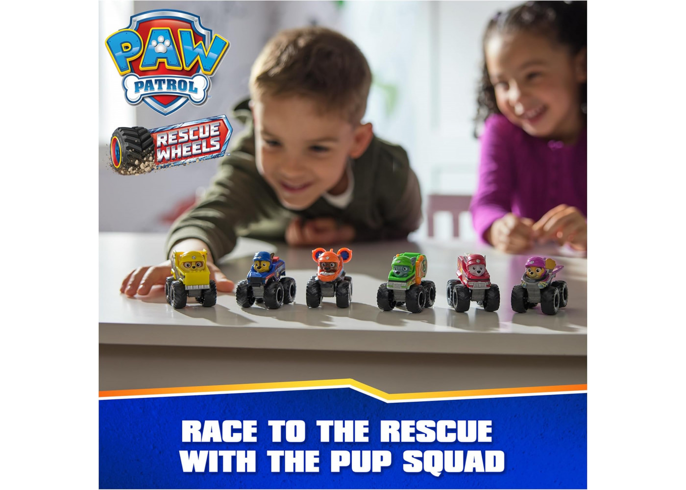 Набор Щенячий Патруль 6 фигурок Paw Patrol 6-Piece Pup Squad Racers Spin Master 6071032