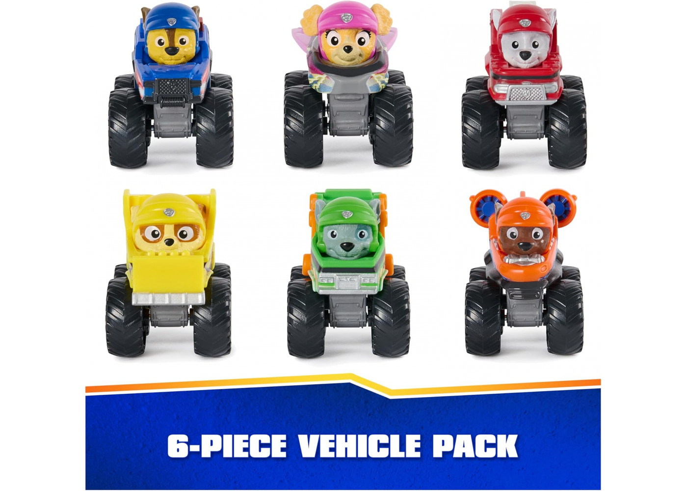 Набор Щенячий Патруль 6 фигурок Paw Patrol 6-Piece Pup Squad Racers Spin Master 6071032