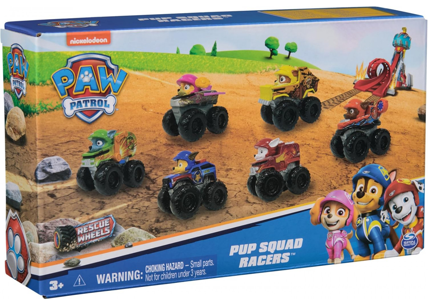 Набор Щенячий Патруль 6 фигурок Paw Patrol 6-Piece Pup Squad Racers Spin Master 6071032