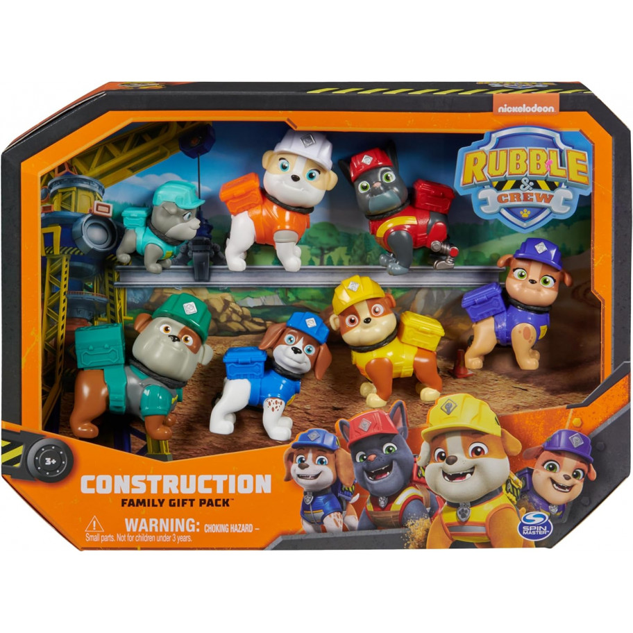 Набір Щенячий Патруль 7 фігурок Paw Patrol Construction Family Gift Park Spin Master 6067084