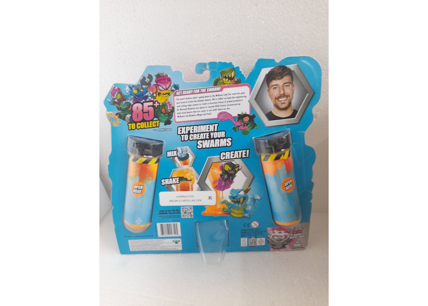 Набір-сюрприз Лабораторія Містера Біста (Уцінка) MrBeast Lab Swarms Collectible Micro Beasts Moose Toys B24752