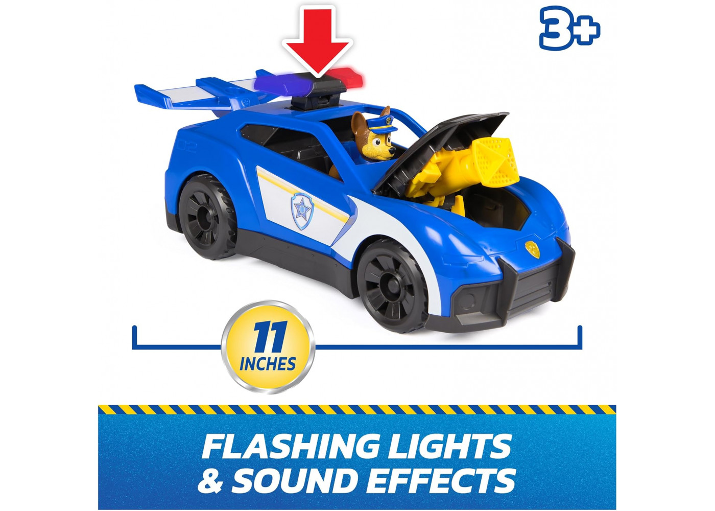 Щенячий Патруль Чейз та Поліцейська Машина Paw Patrol Chase Search and Rescue Cruiser Spin Master 6074966