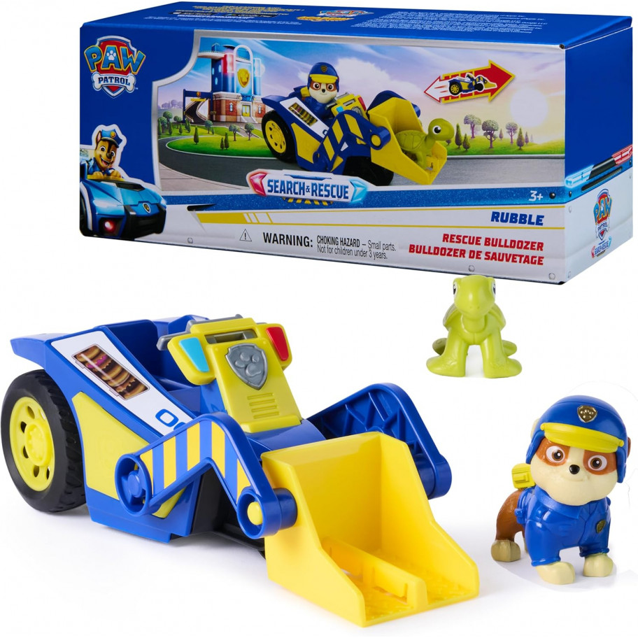 Щенячий Патруль Кремез та Бульдозер Paw Patrol Rubble Bulldozer Search and Rescue Spin Master 6075462