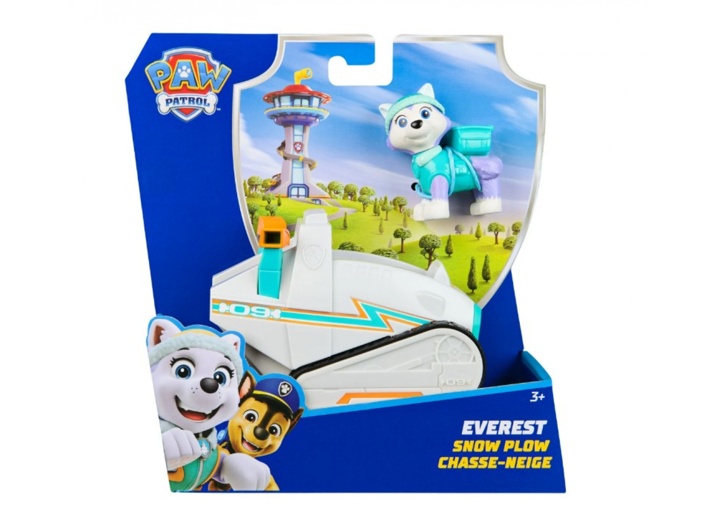 Щенячий Патруль Эверест и Снегоуборочная Машина Paw Patrol Snow Plow Everest Spin Master 6071217