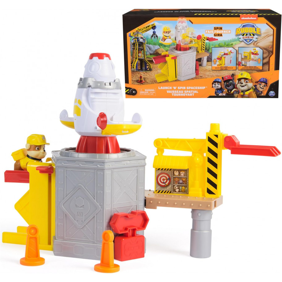 Щенячий Патруль Кріпиш та Космічний Корабель Paw Patrol Rubble Spaceship Spin Master 6071624