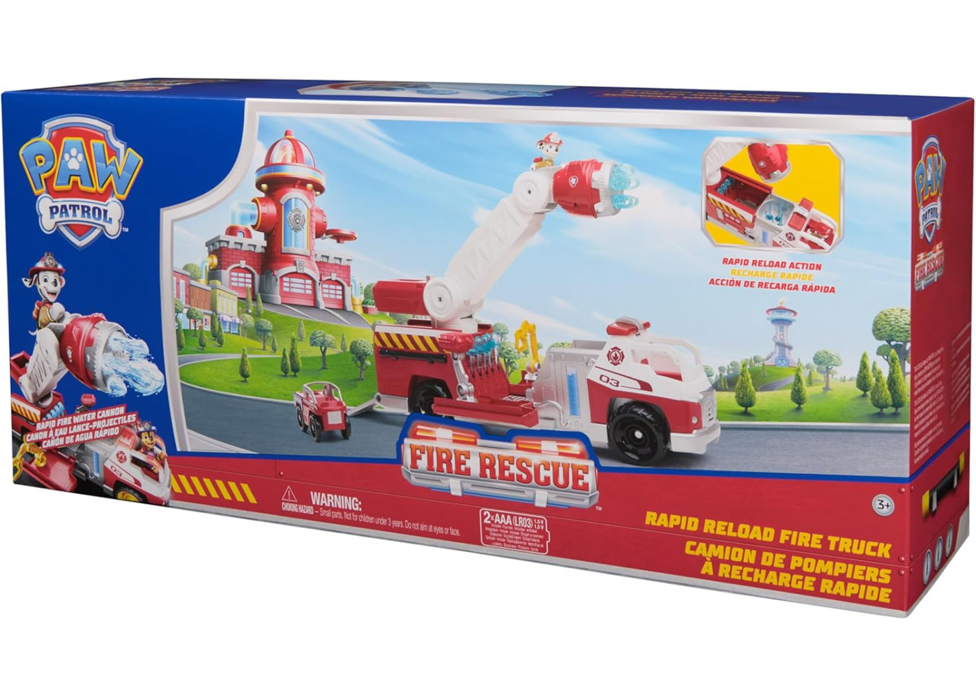 Щенячий Патруль Маршал Пожарная Машинка Paw Patrol Fire Rescue with Marshall Spin Master 6072639