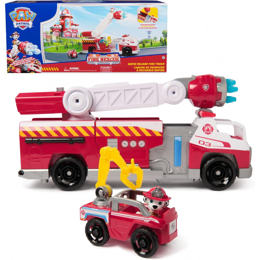Щенячий Патруль Маршал Пожарная Машинка Paw Patrol Fire Rescue with Marshall Spin Master 6072639