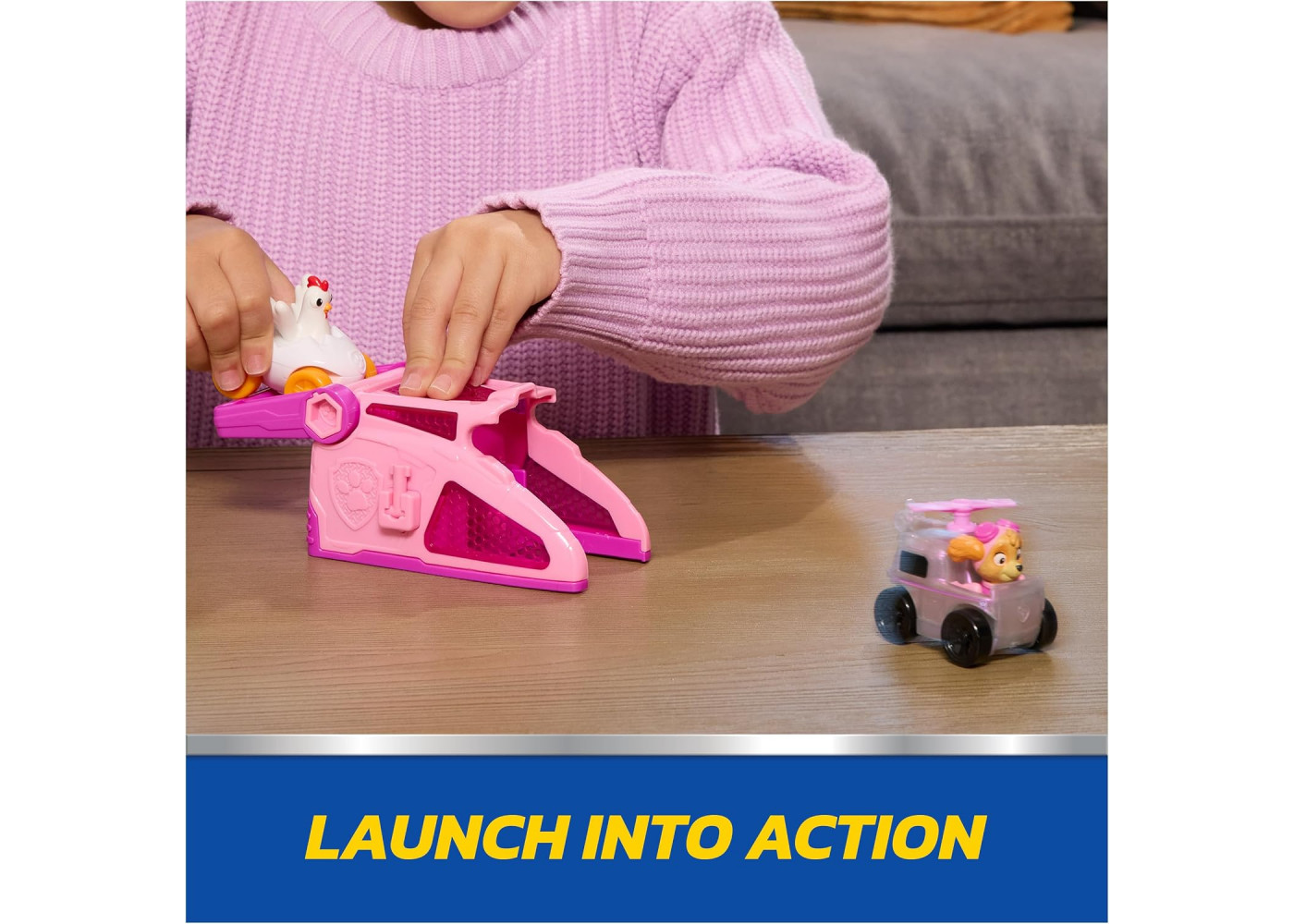 Пусковая Установка Щенячий Патруль Скай Paw Patrol Pup Squad Launchers Skye and Chickaletta Spin Master 6074808