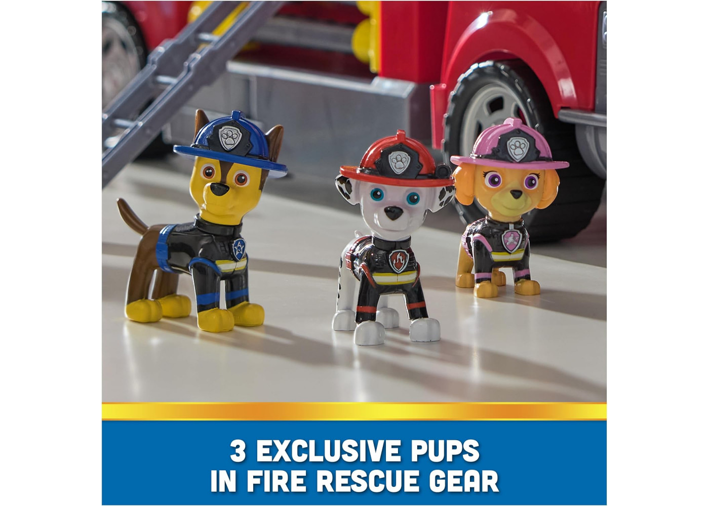 Пожарная машина Щенячий патруль с фигурками Чейза, Маршалла и Скай Paw Patrol Fire Truck Spin Master 6071250