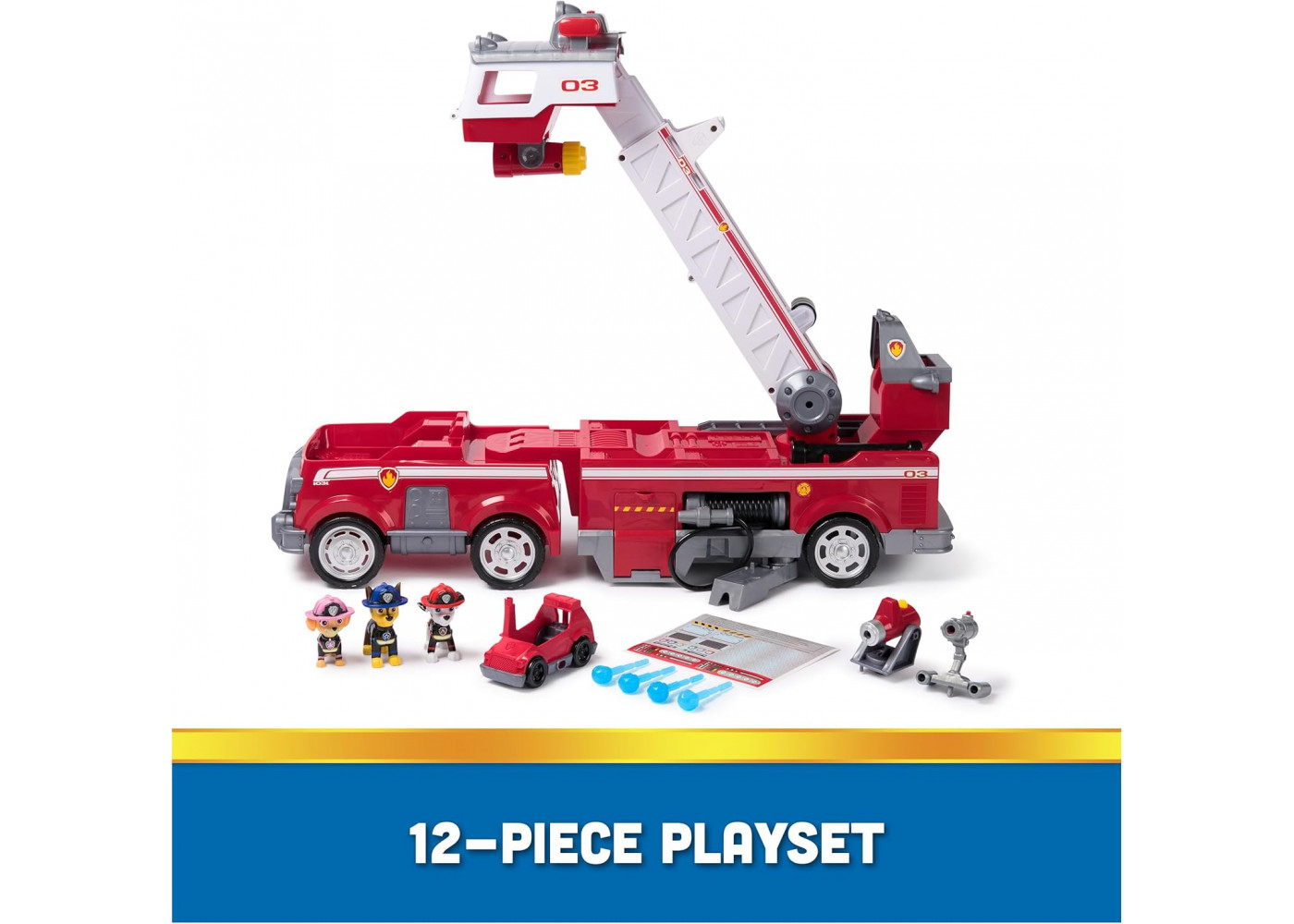 Пожарная машина Щенячий патруль с фигурками Чейза, Маршалла и Скай Paw Patrol Fire Truck Spin Master 6071250