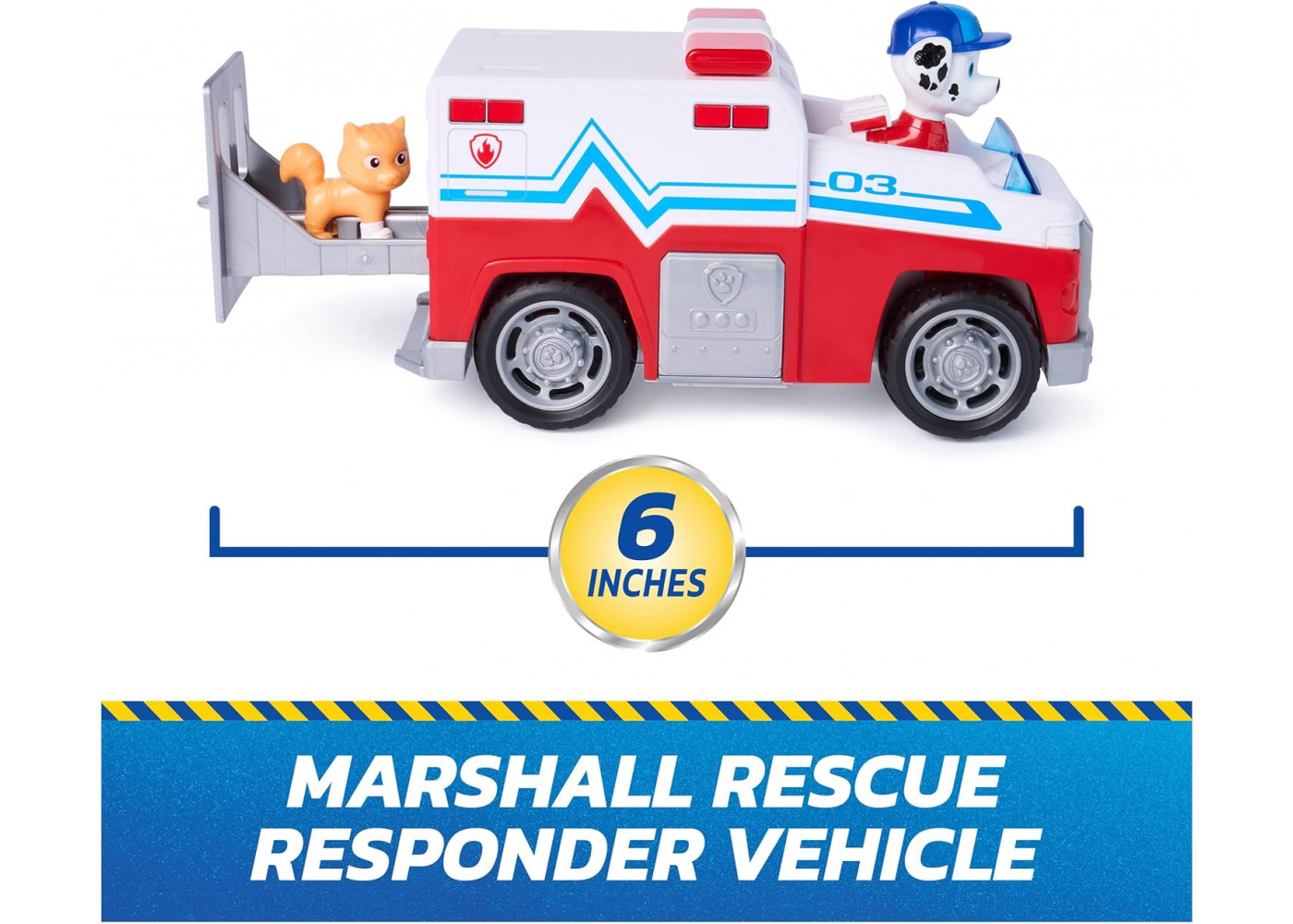 Щенячий патруль Маршал и Машинка Спасателя Paw Patrol Marshall Rise and Rescue Spin Master 6074802