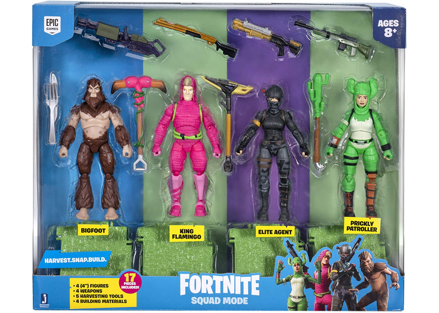 Фигурки Фортнайт 4 шт Отряда Алхимиков Fortnite Alchemist Jazwares FNT0412