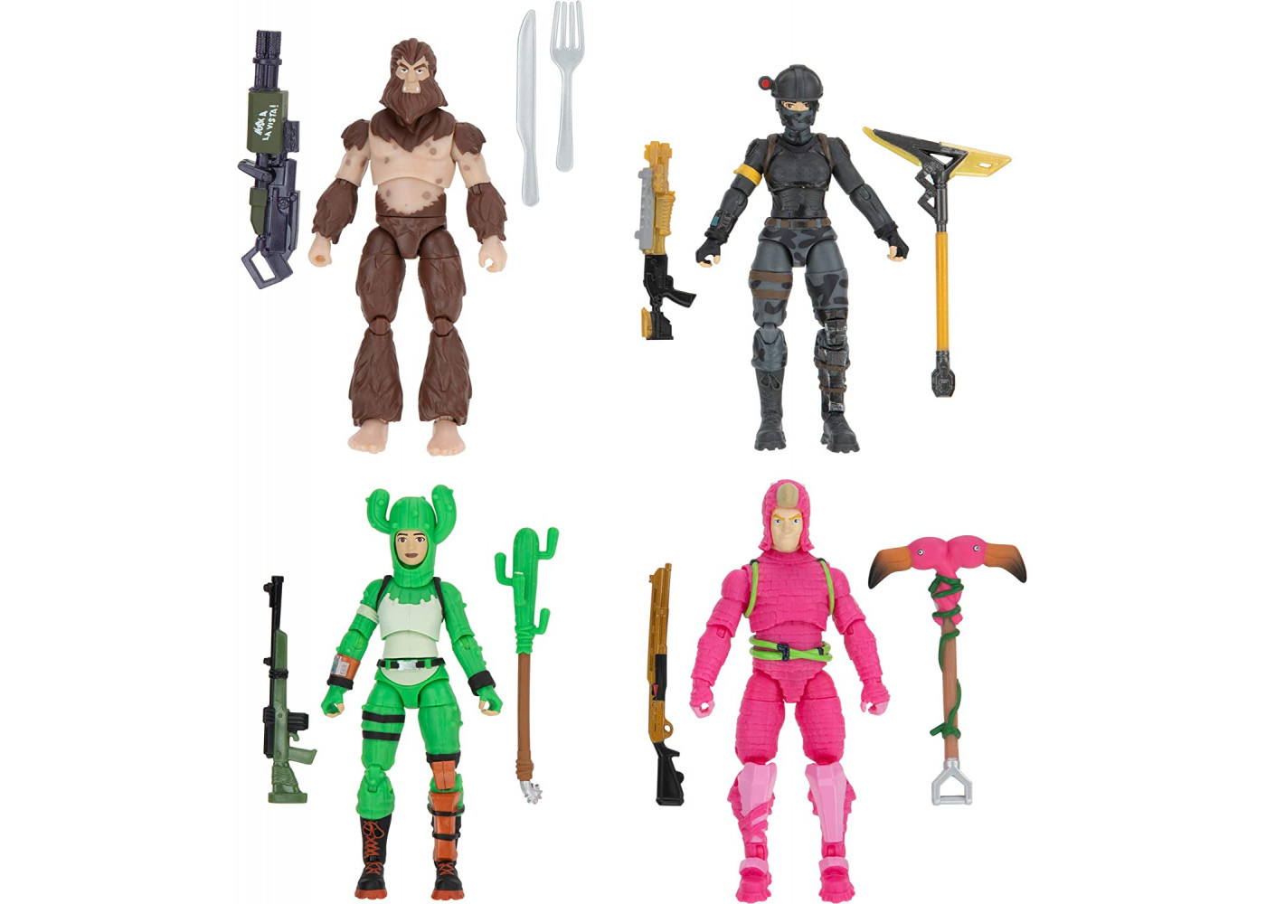 Фигурки Фортнайт 4 шт Отряда Алхимиков Fortnite Alchemist Jazwares FNT0412