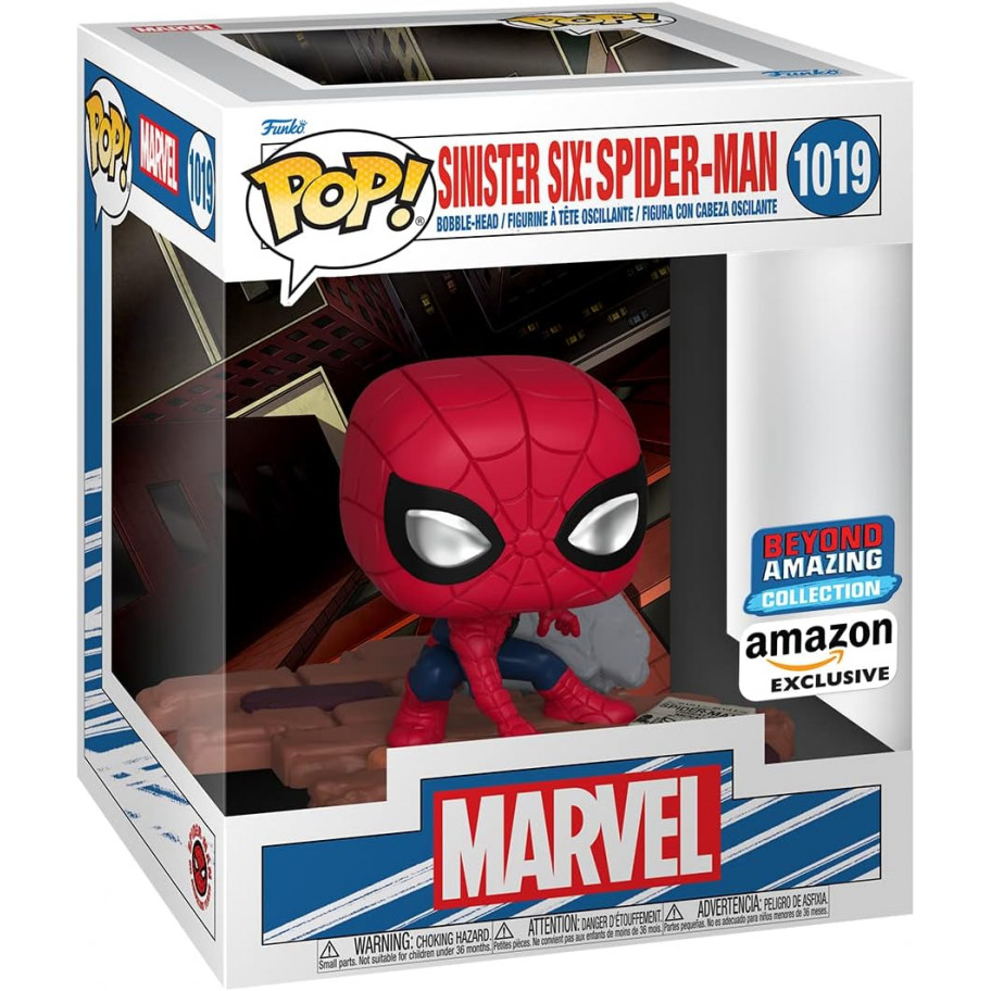 Фигурка Фанко Большой Человек Паук Спайдермен №1019 Deluxe Marvel Sinister 6 Spider-Man Funko 60908