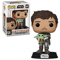 Фигурка Фанко Мандалорец и Малыш Йода Финал №461 Star Wars The Mandalorian and Child Funko 54525