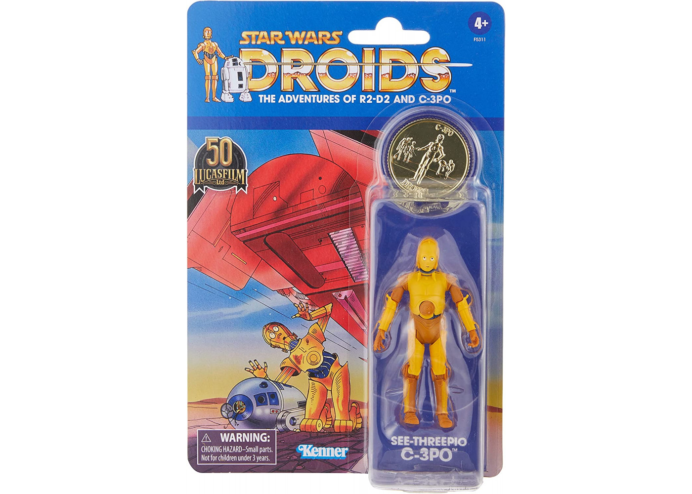 Фигурка C-3PO Звездные Войны Star Wars Vintage See-Threepio Hasbro F5311