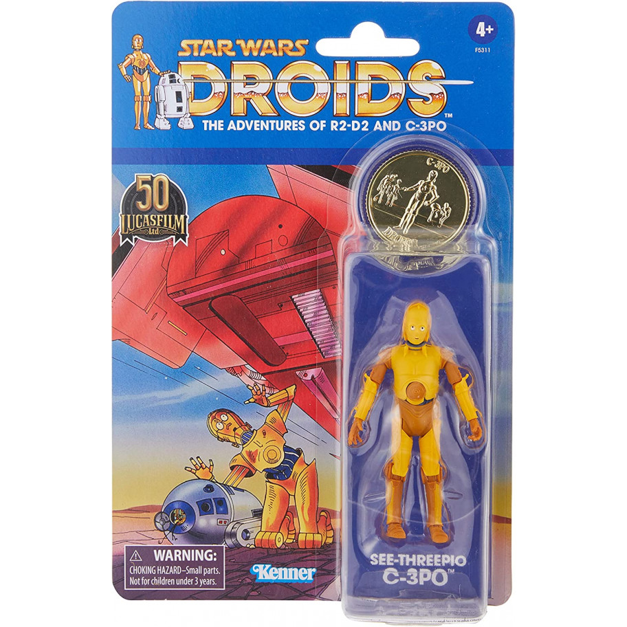 Фігурка C-3PO Зоряні війни Star Wars Vintage See-Threepio Hasbro F5311