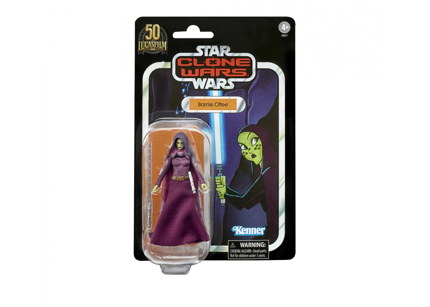 Фігурка Барріс Оффі Війна Клонів Зоряні Війни Star Wars Vintage Clone Wars Barriss Offee Hasbro F5417