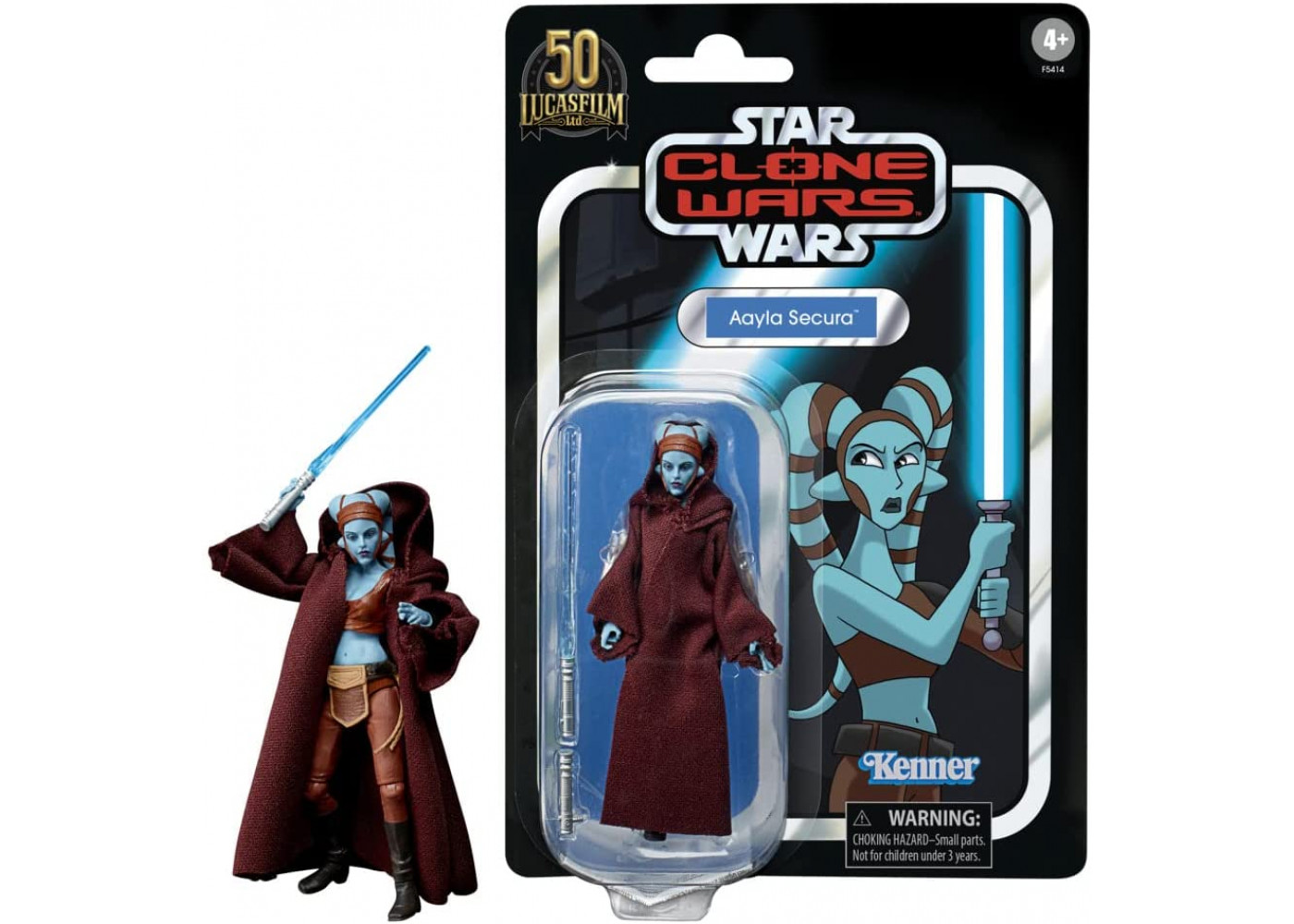 Фігурка Ейла Секура Війна Клонів Зіркові Війни Star Wars Vintage Clone Wars Aayla Secura Hasbro F5414